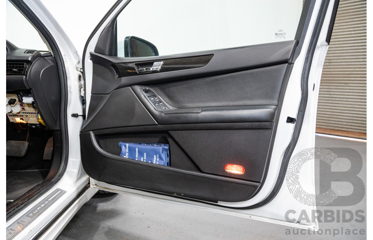 9/2009 Ford G6E Turbo FG 4d Sedan White Turbo 4.0L