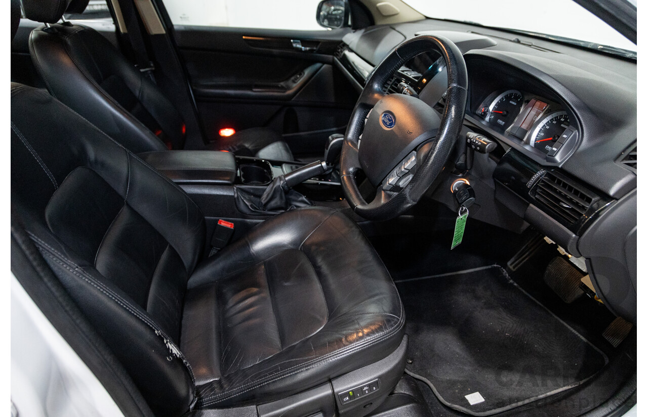 9/2009 Ford G6E Turbo FG 4d Sedan White Turbo 4.0L