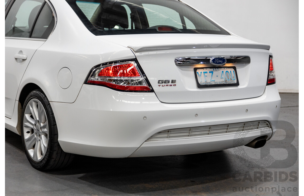 9/2009 Ford G6E Turbo FG 4d Sedan White Turbo 4.0L