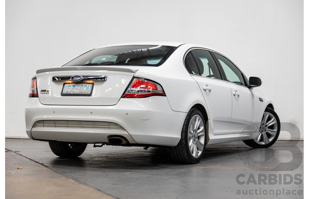 9/2009 Ford G6E Turbo FG 4d Sedan White Turbo 4.0L