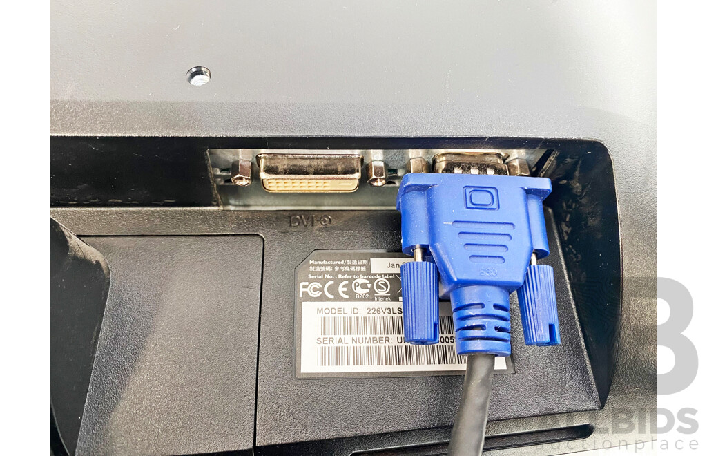 Philip (226V3L) 21.5-Inch FHD (1080p) Widescreen TFT-LCD Monitor & Emachines (E202HL) 20-Inch Widscreen LCD Monitor