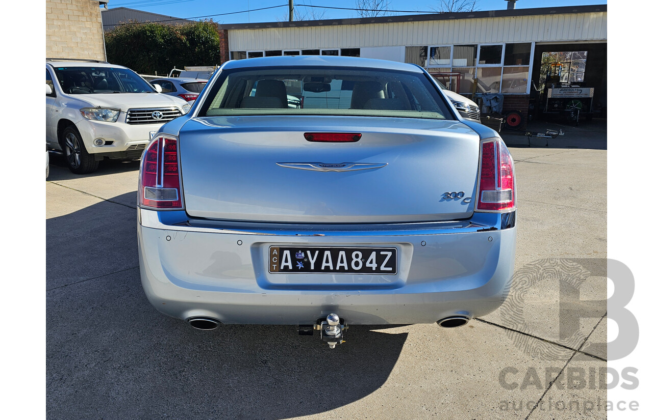 7/2013 Chrysler 300 C MY12 4d Sedan Blue 3.0L