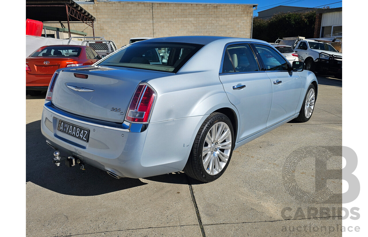 7/2013 Chrysler 300 C MY12 4d Sedan Blue 3.0L