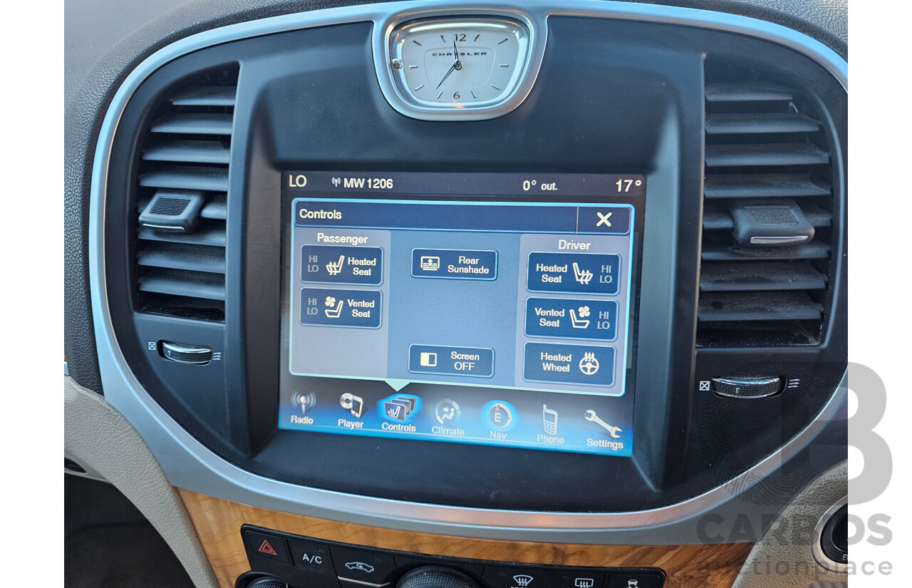 7/2013 Chrysler 300 C MY12 4d Sedan Blue 3.0L