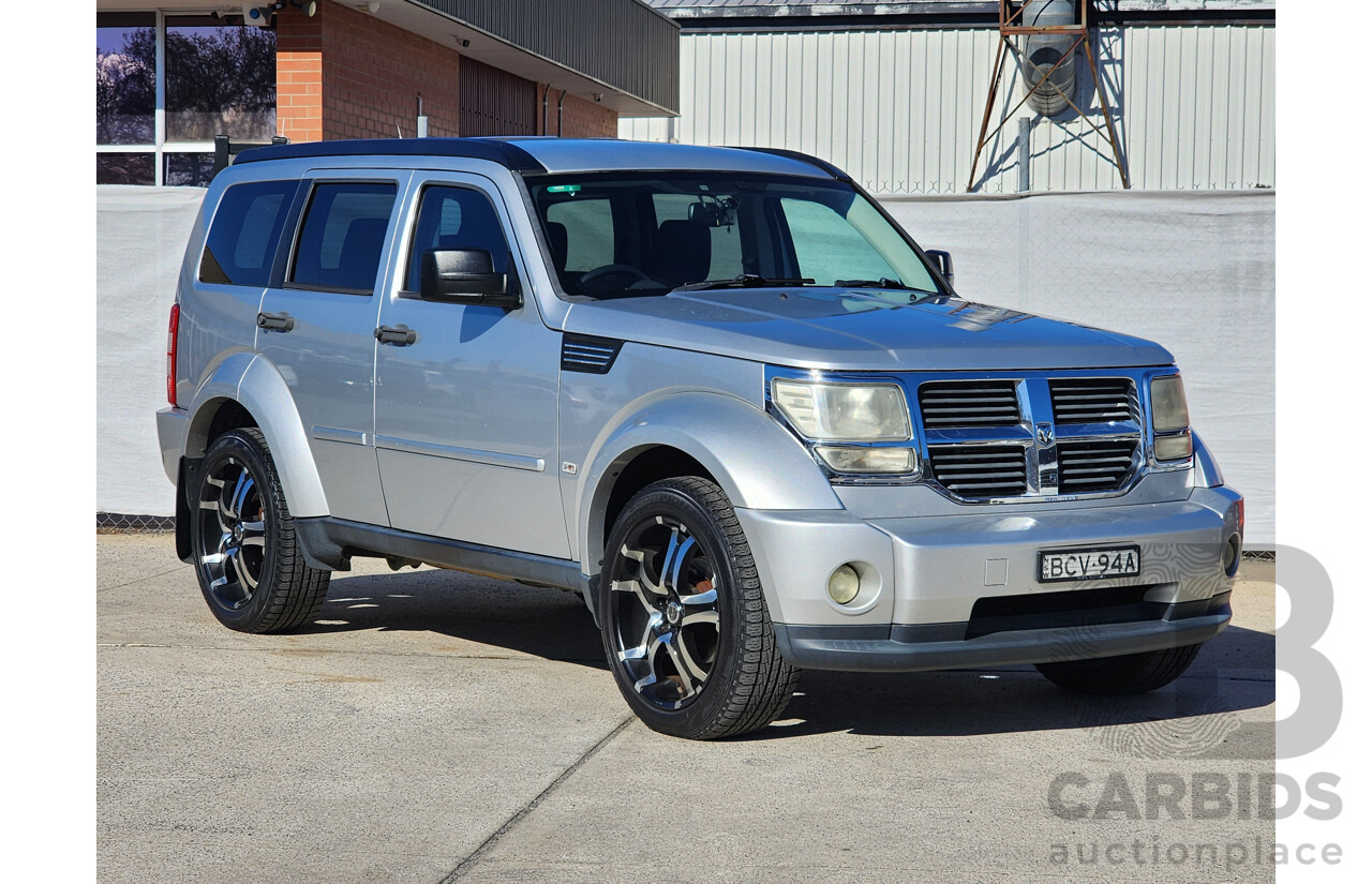 07/2007 Dodge Nitro SXT 4x4 KA 4D Wagon Silver 2.8L