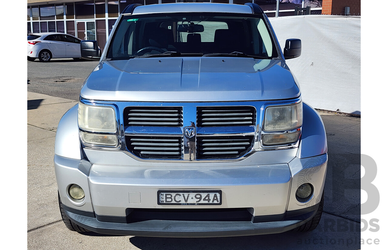 07/2007 Dodge Nitro SXT 4x4 KA 4D Wagon Silver 2.8L