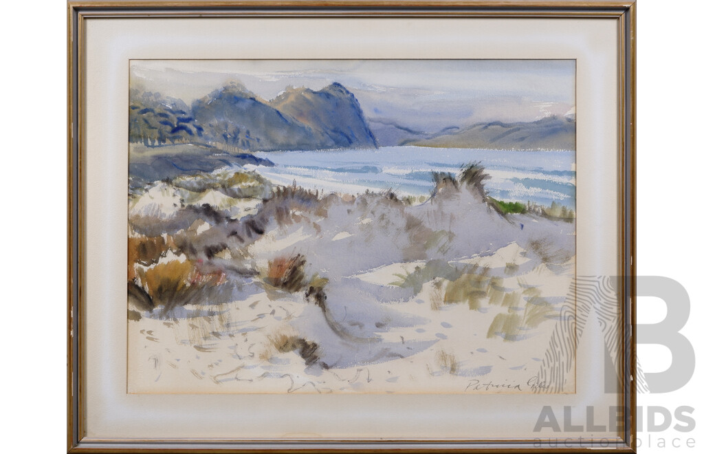 Patricia Giles (1932-2021), Late Afternoon Near Cape Bernier 1974, Watercolour