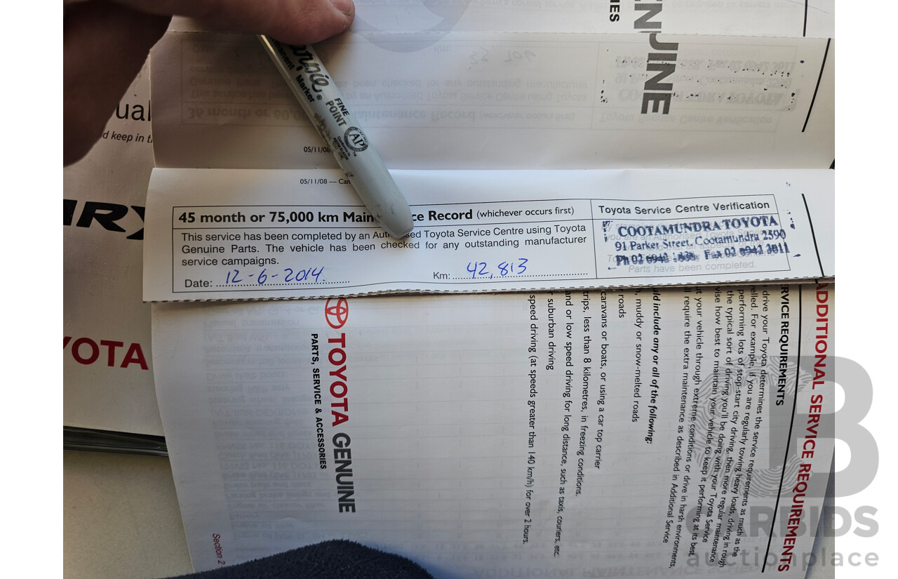 4/2010 Toyota Camry Touring SE ACV40R 09 UPGRADE 4d Sedan White 2.4L