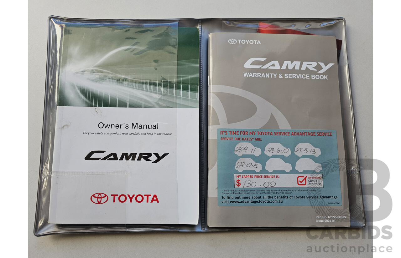 4/2010 Toyota Camry Touring SE ACV40R 09 UPGRADE 4d Sedan White 2.4L