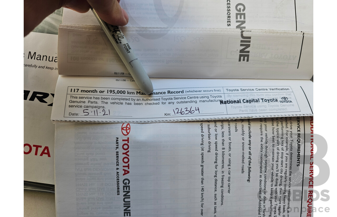 4/2010 Toyota Camry Touring SE ACV40R 09 UPGRADE 4d Sedan White 2.4L