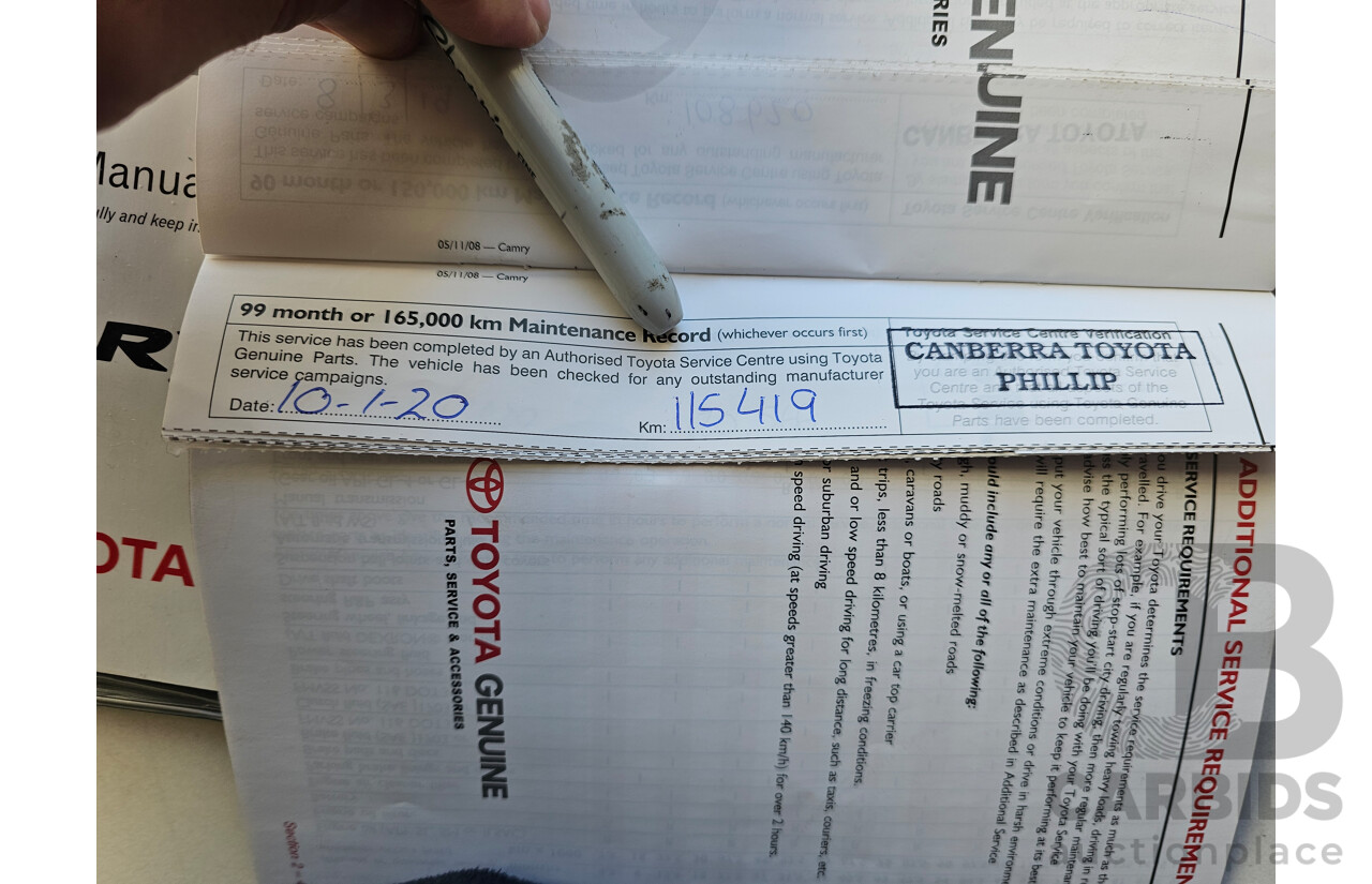 4/2010 Toyota Camry Touring SE ACV40R 09 UPGRADE 4d Sedan White 2.4L