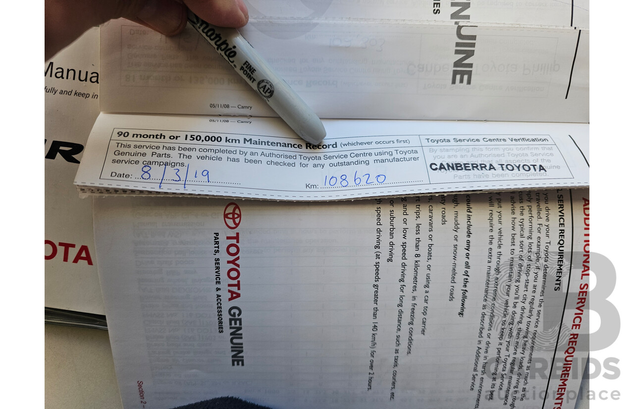 4/2010 Toyota Camry Touring SE ACV40R 09 UPGRADE 4d Sedan White 2.4L