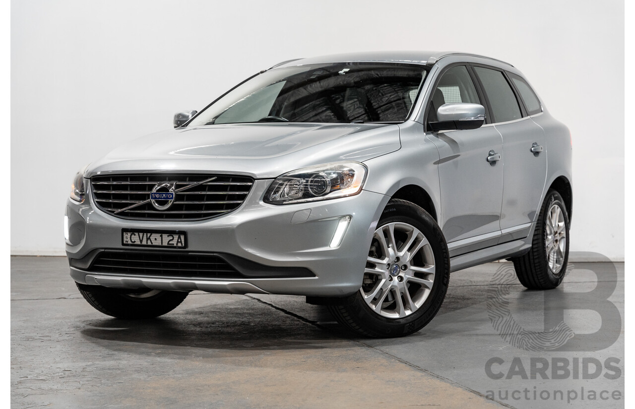 1/2015 Volvo XC60 T6 Luxury (AWD) DZ MY15 4d Bright Silver Metallic Turbo 3.0L
