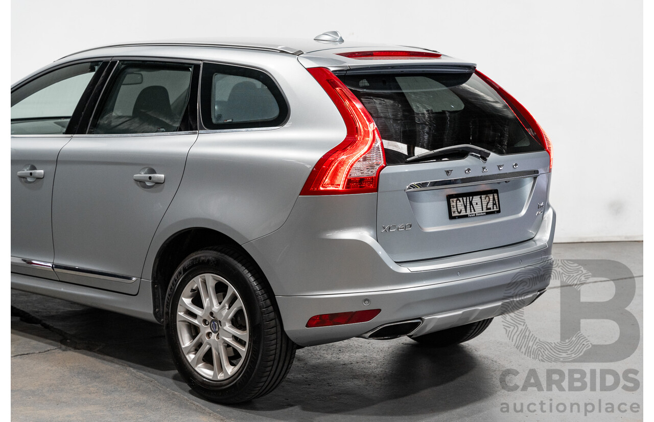 1/2015 Volvo XC60 T6 Luxury (AWD) DZ MY15 4d Bright Silver Metallic Turbo 3.0L
