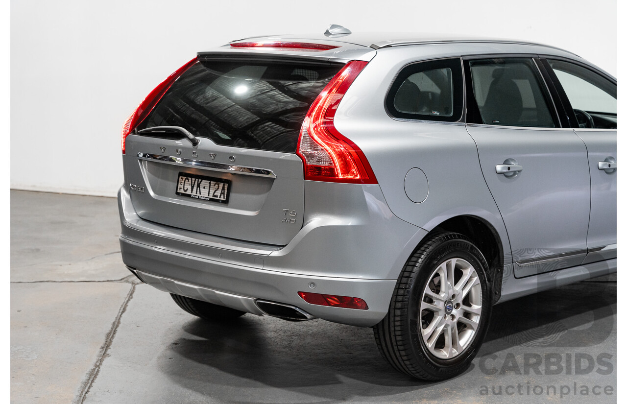 1/2015 Volvo XC60 T6 Luxury (AWD) DZ MY15 4d Bright Silver Metallic Turbo 3.0L