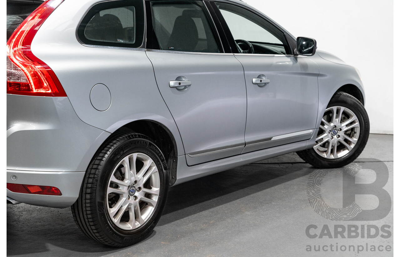 1/2015 Volvo XC60 T6 Luxury (AWD) DZ MY15 4d Bright Silver Metallic Turbo 3.0L