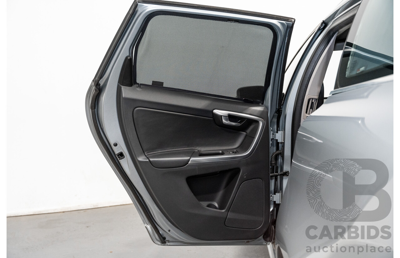 1/2015 Volvo XC60 T6 Luxury (AWD) DZ MY15 4d Bright Silver Metallic Turbo 3.0L