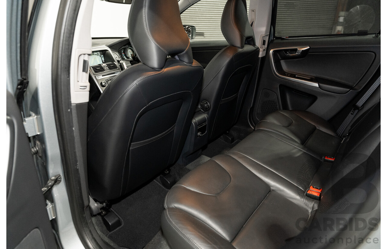 1/2015 Volvo XC60 T6 Luxury (AWD) DZ MY15 4d Bright Silver Metallic Turbo 3.0L