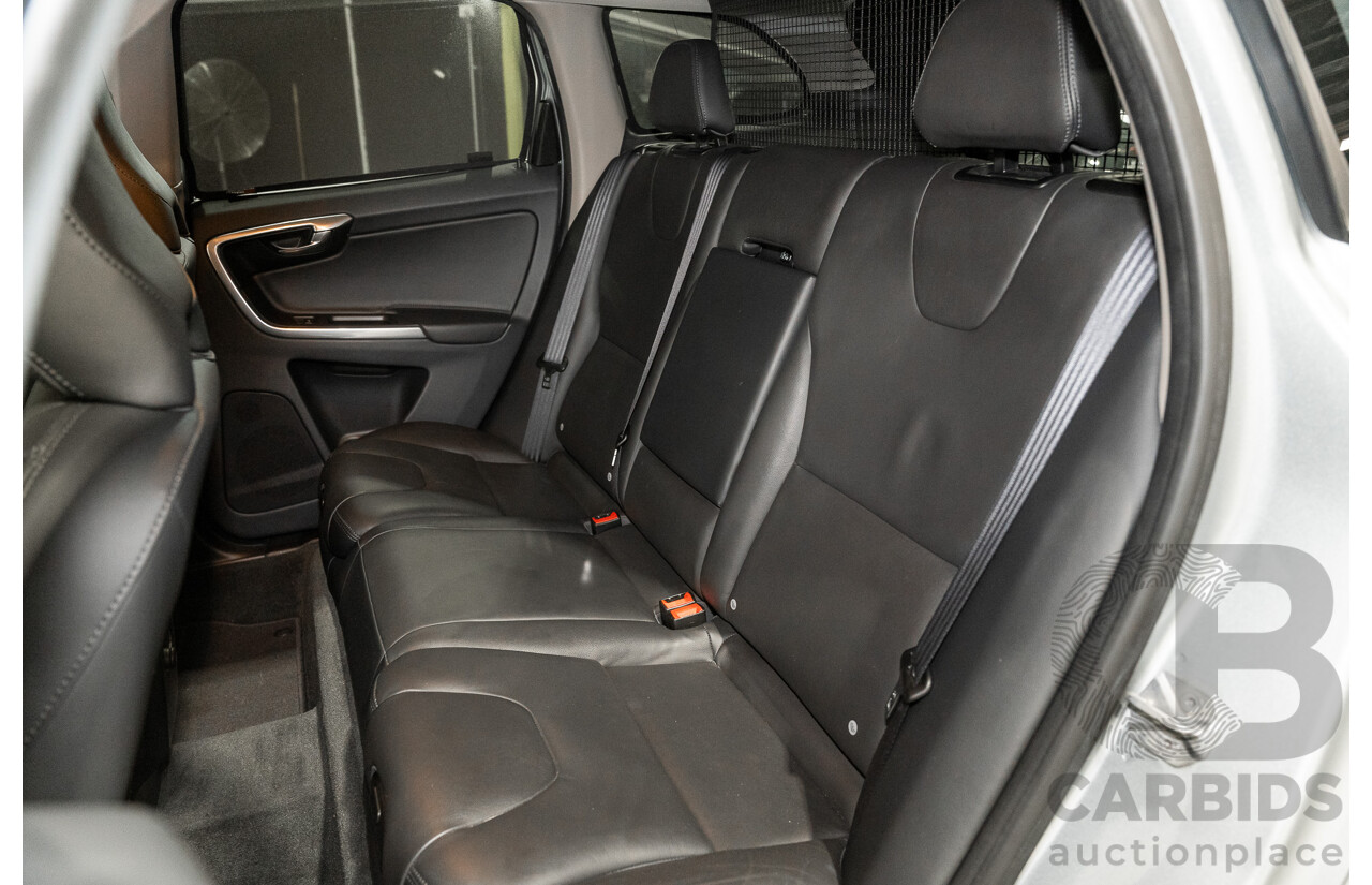 1/2015 Volvo XC60 T6 Luxury (AWD) DZ MY15 4d Bright Silver Metallic Turbo 3.0L