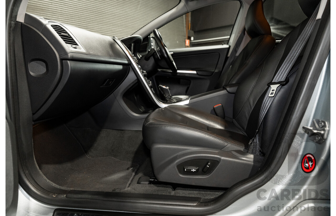 1/2015 Volvo XC60 T6 Luxury (AWD) DZ MY15 4d Bright Silver Metallic Turbo 3.0L