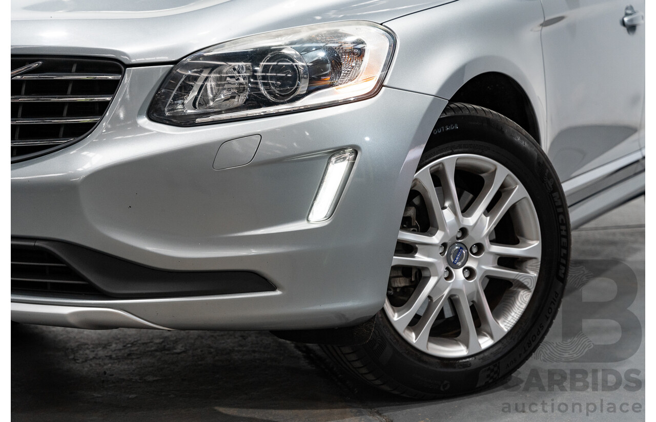 1/2015 Volvo XC60 T6 Luxury (AWD) DZ MY15 4d Bright Silver Metallic Turbo 3.0L