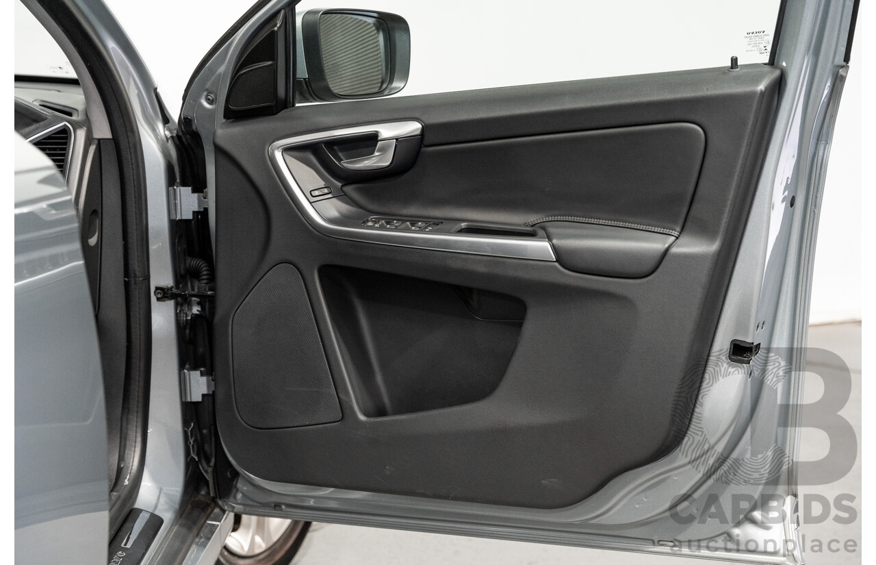 1/2015 Volvo XC60 T6 Luxury (AWD) DZ MY15 4d Bright Silver Metallic Turbo 3.0L