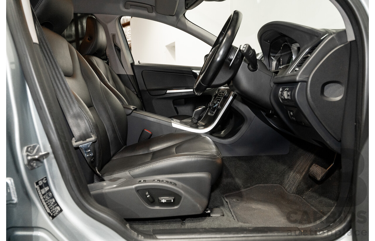 1/2015 Volvo XC60 T6 Luxury (AWD) DZ MY15 4d Bright Silver Metallic Turbo 3.0L