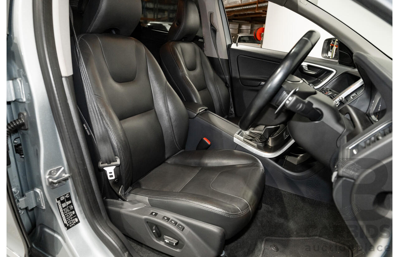 1/2015 Volvo XC60 T6 Luxury (AWD) DZ MY15 4d Bright Silver Metallic Turbo 3.0L