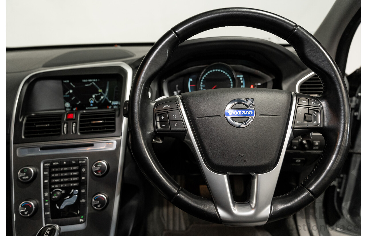 1/2015 Volvo XC60 T6 Luxury (AWD) DZ MY15 4d Bright Silver Metallic Turbo 3.0L