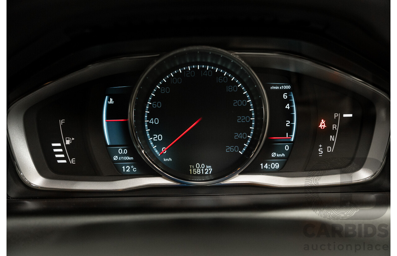 1/2015 Volvo XC60 T6 Luxury (AWD) DZ MY15 4d Bright Silver Metallic Turbo 3.0L