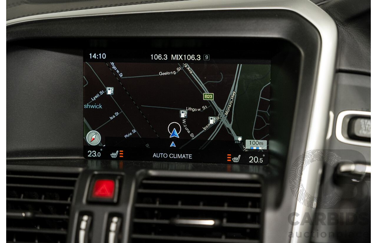 1/2015 Volvo XC60 T6 Luxury (AWD) DZ MY15 4d Bright Silver Metallic Turbo 3.0L