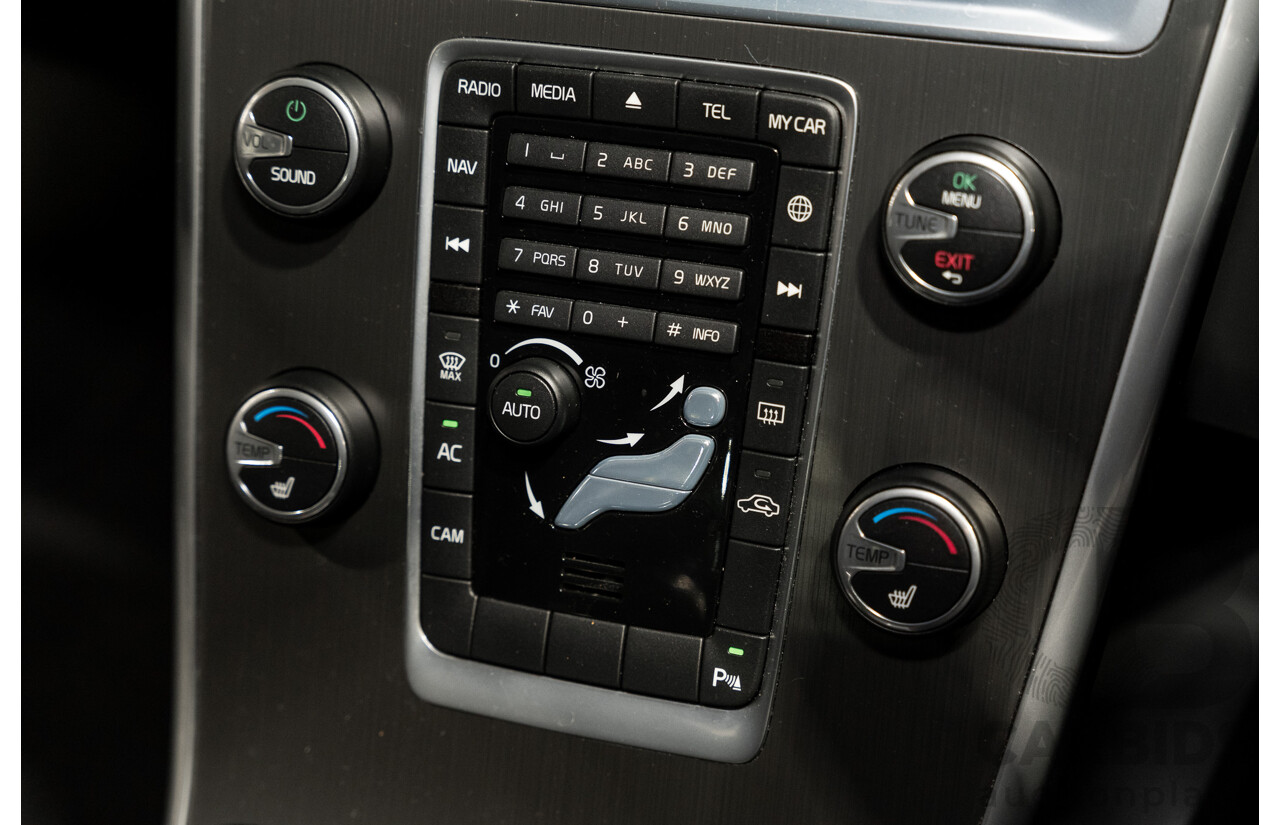 1/2015 Volvo XC60 T6 Luxury (AWD) DZ MY15 4d Bright Silver Metallic Turbo 3.0L