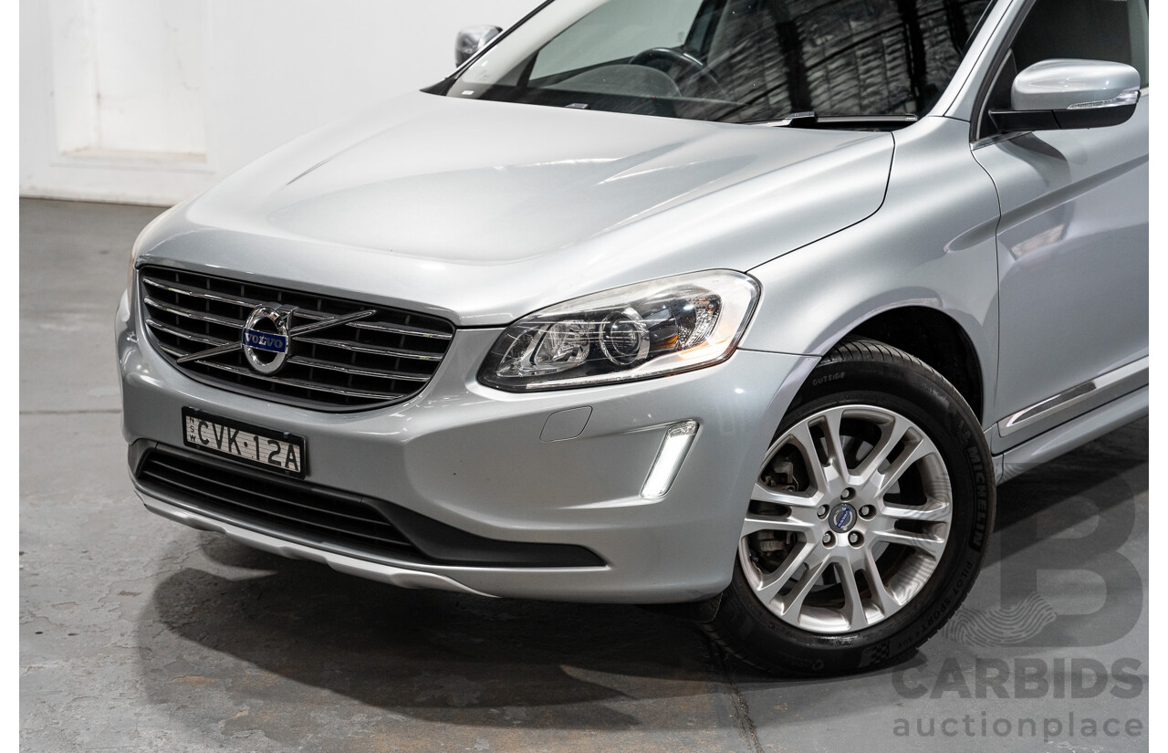 1/2015 Volvo XC60 T6 Luxury (AWD) DZ MY15 4d Bright Silver Metallic Turbo 3.0L