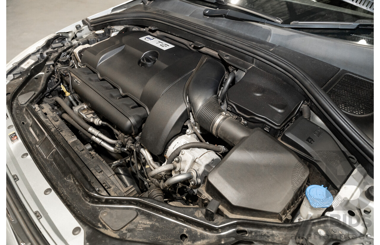 1/2015 Volvo XC60 T6 Luxury (AWD) DZ MY15 4d Bright Silver Metallic Turbo 3.0L