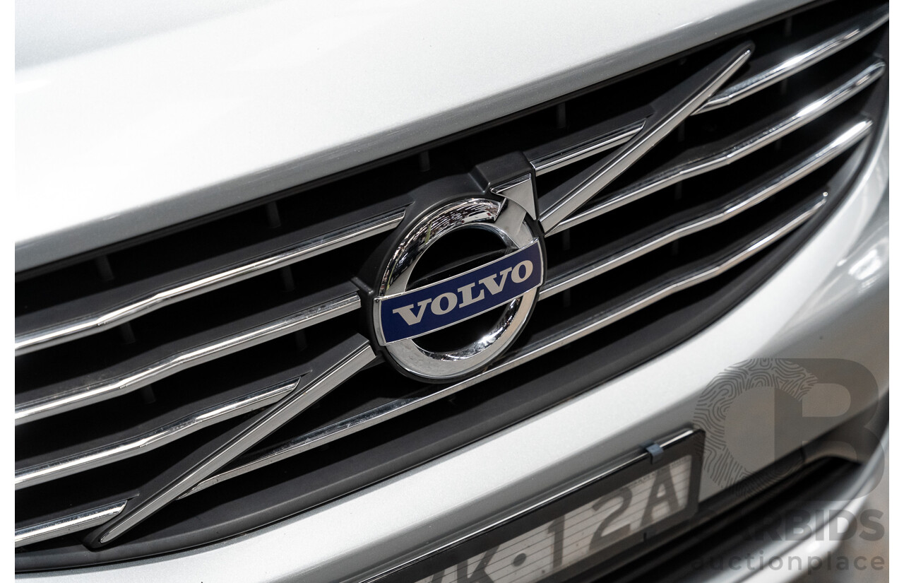 1/2015 Volvo XC60 T6 Luxury (AWD) DZ MY15 4d Bright Silver Metallic Turbo 3.0L