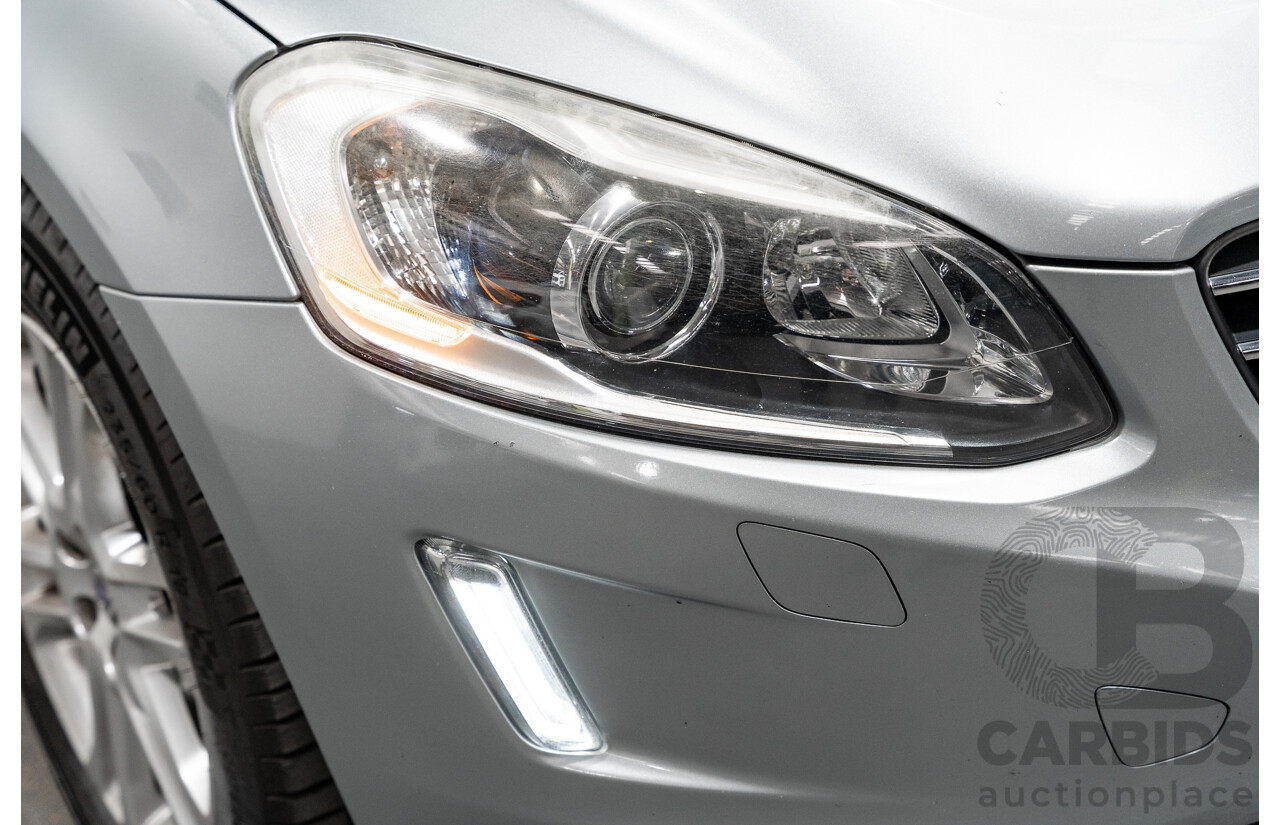 1/2015 Volvo XC60 T6 Luxury (AWD) DZ MY15 4d Bright Silver Metallic Turbo 3.0L