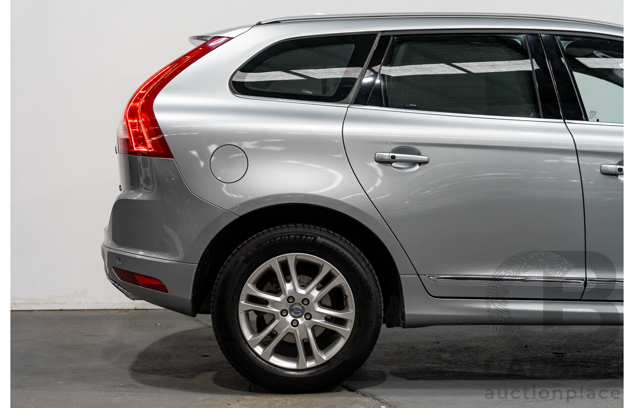 1/2015 Volvo XC60 T6 Luxury (AWD) DZ MY15 4d Bright Silver Metallic Turbo 3.0L
