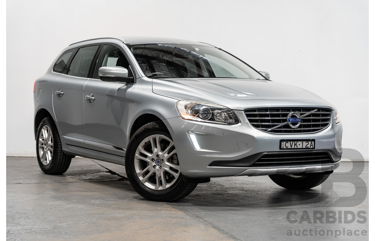 1/2015 Volvo XC60 T6 Luxury (AWD) DZ MY15 4d Bright Silver Metallic Turbo 3.0L