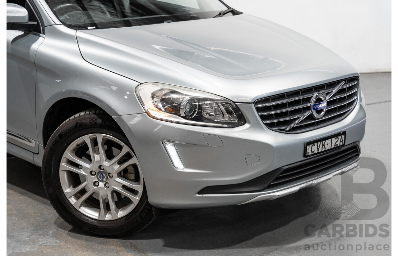 1/2015 Volvo XC60 T6 Luxury (AWD) DZ MY15 4d Bright Silver Metallic Turbo 3.0L
