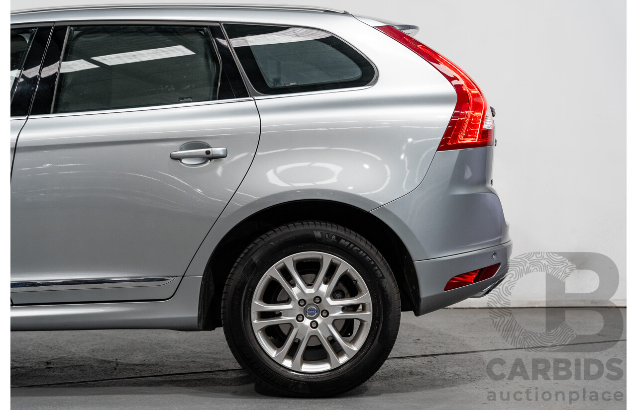 1/2015 Volvo XC60 T6 Luxury (AWD) DZ MY15 4d Bright Silver Metallic Turbo 3.0L
