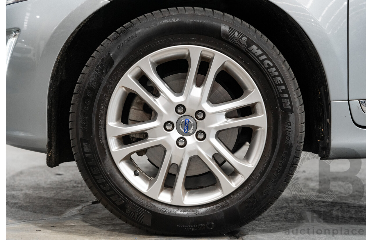 1/2015 Volvo XC60 T6 Luxury (AWD) DZ MY15 4d Bright Silver Metallic Turbo 3.0L