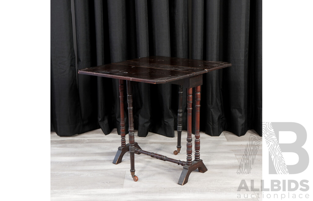 Edwardian Folding Side Table