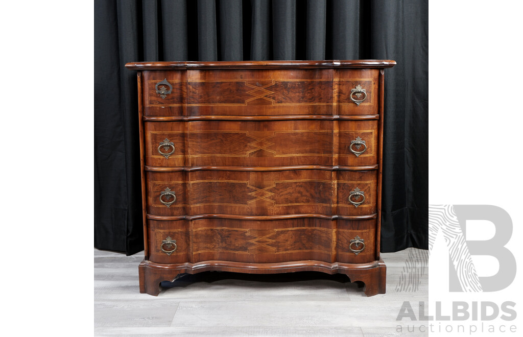 Dutch Colonial Style Chest of Four Drawers