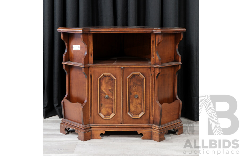 Mahogany Corner Cabinet