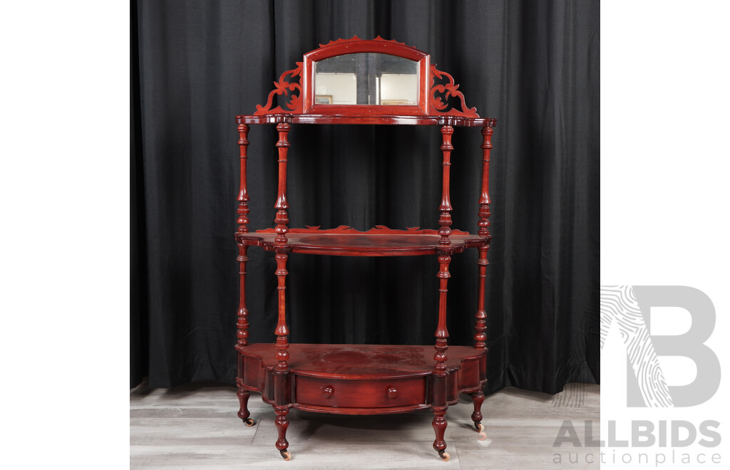 Reproduction Mahogany Dumb Waiter