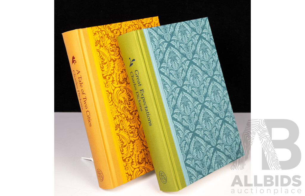 A Tale of Two Cities & Great Expectations, Charles Dickens, Folio Society, 2005, Both Hardcovers with Slip Cases