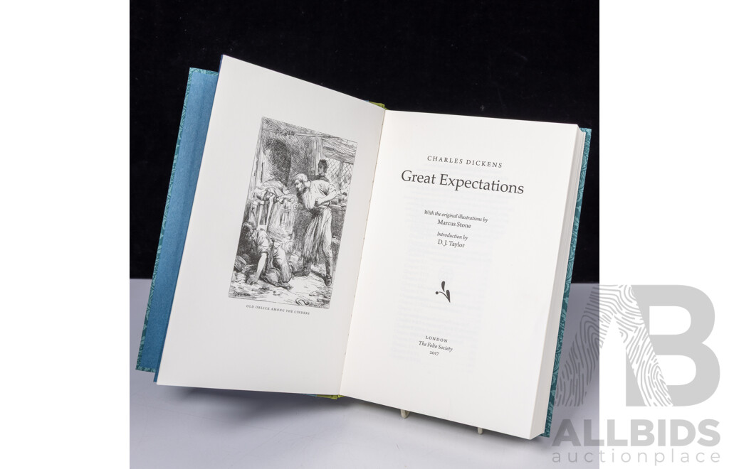 A Tale of Two Cities & Great Expectations, Charles Dickens, Folio Society, 2005, Both Hardcovers with Slip Cases