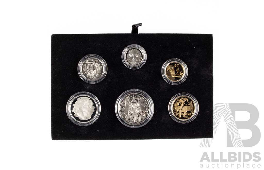 Australian RAM 2020 Six Proof Coin Set, 6th Portrait QE2