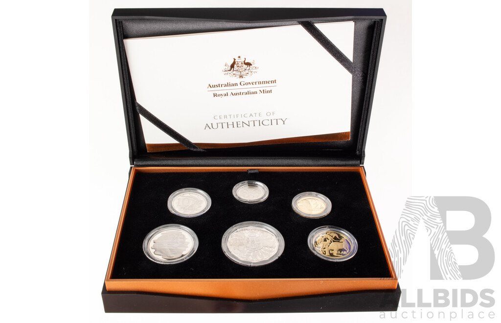 Australian RAM 2020 Six Proof Coin Set, 6th Portrait QE2