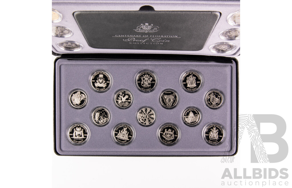 Australian RAM 2001 Twenty Proof Coin Centenary of Federation Coin Set